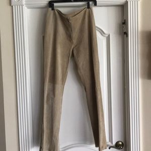 Bebe Tan Suede Pants